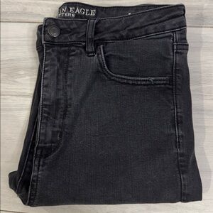 American Eagle Outfitters Black Skinny Jeans size 12 - stretchy
